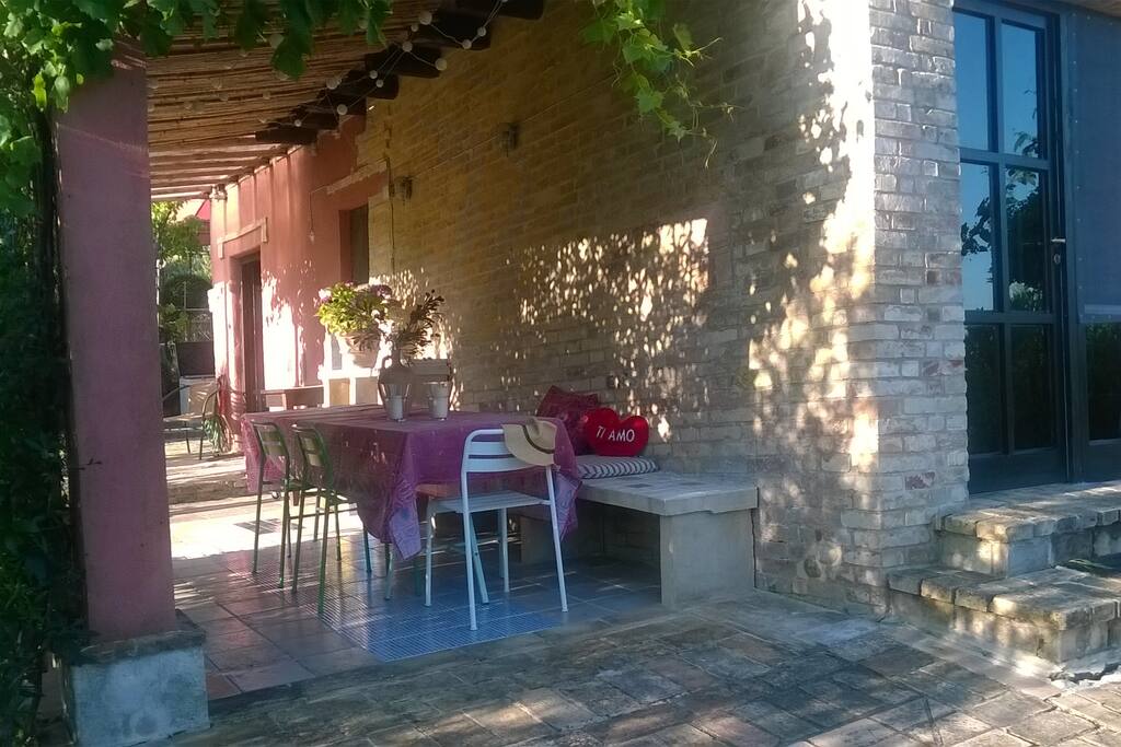 Pergola Ostseite