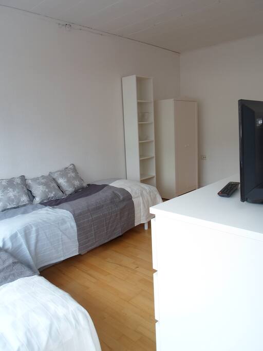 The living/bedroom