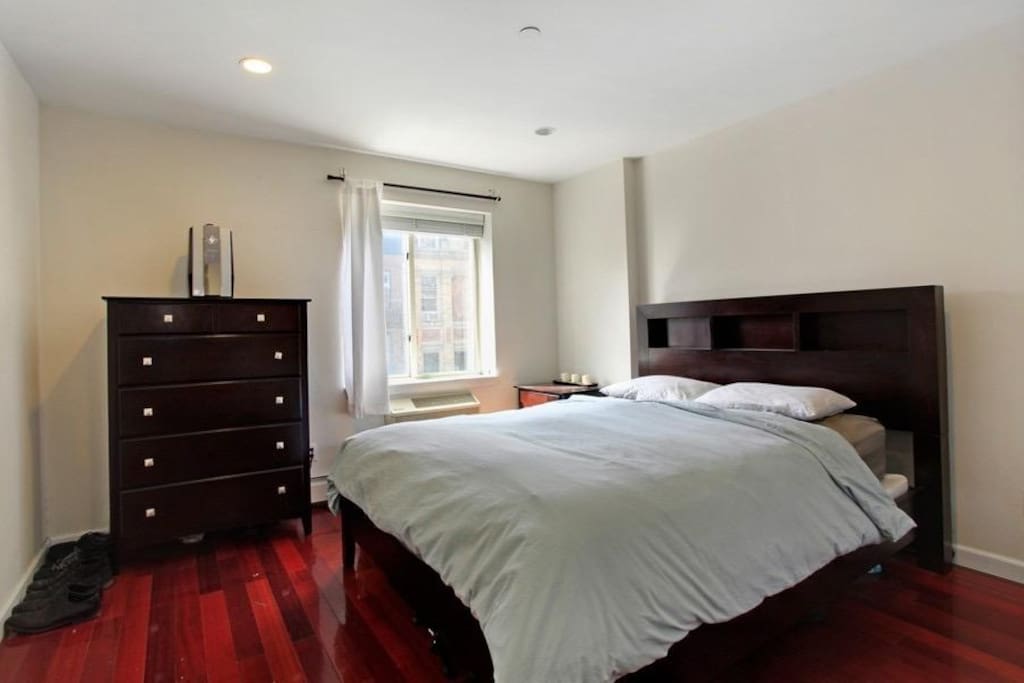 spacious bedroom