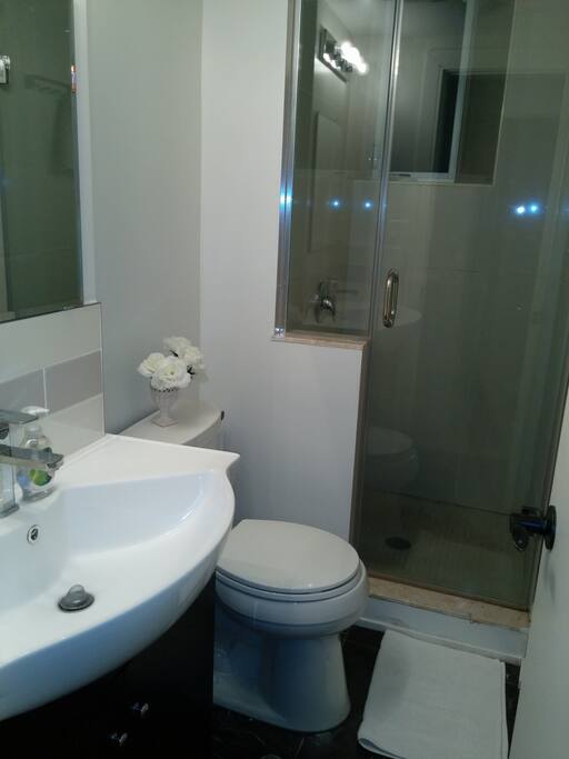New full bath room
shared with only one other room