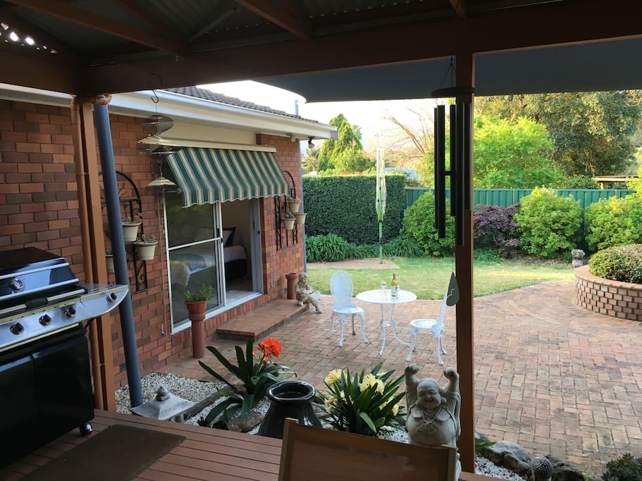 Enjoy the garden whilst on the deck
