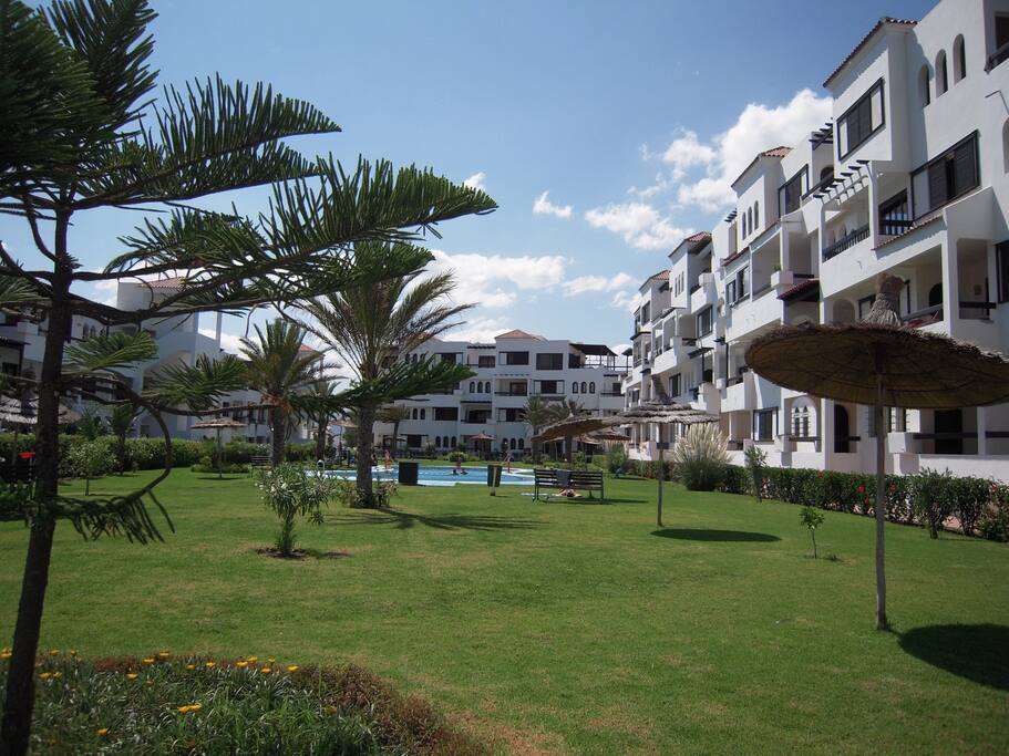 Jardin de la résidence