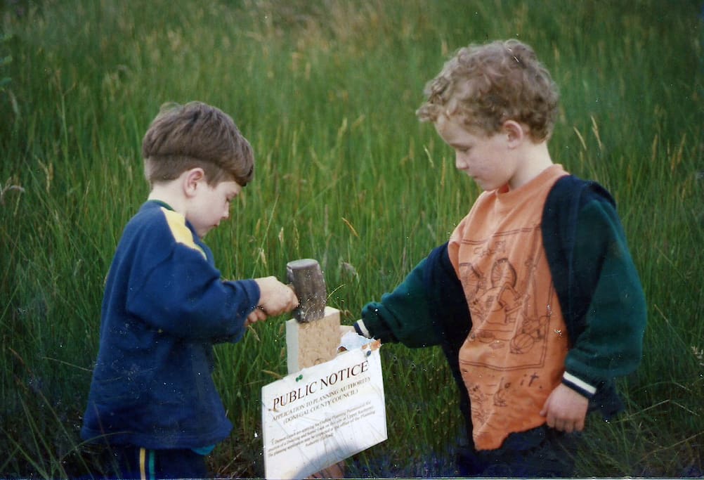 Hold er steady, this is an important job curly bap! (circa 1996)