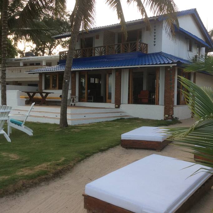 Nature blends surrounding of entire house