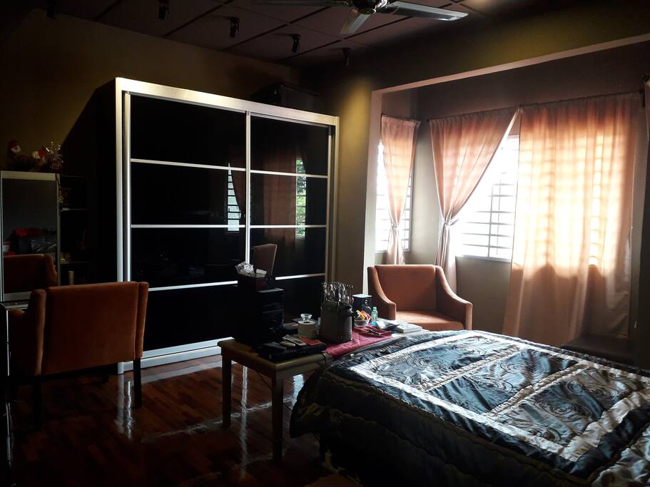 Master Bedroom with full set furniture