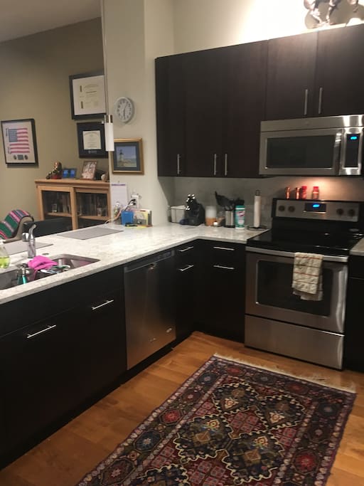 Another view of the kitchen.