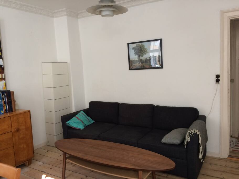 The living room sofa