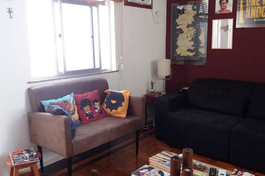 Sala principal de outro, aqui também tem saída pra varanda ;)