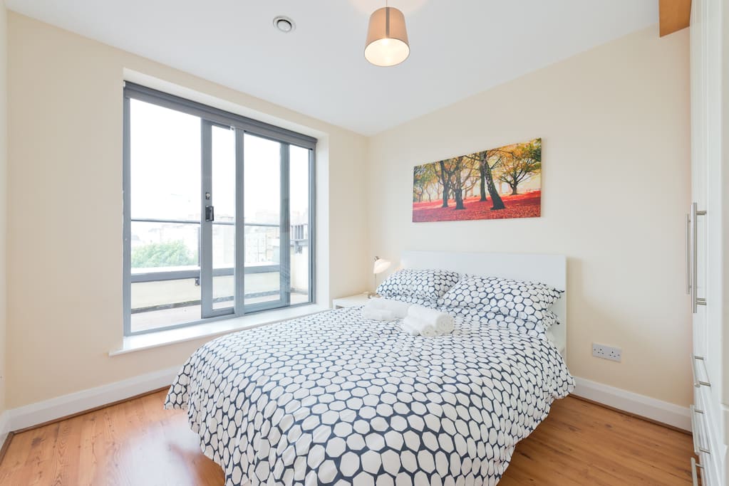 double bedroom with access to balcony