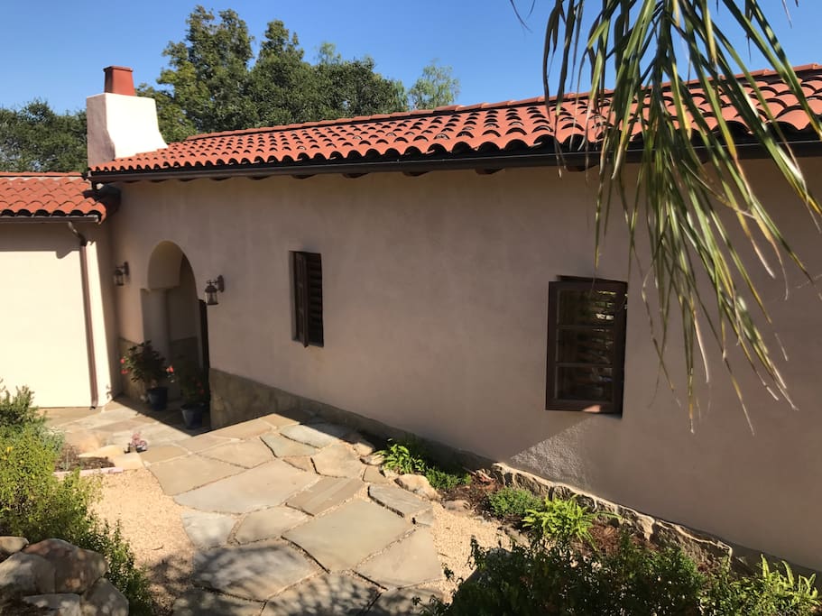 Cottage front entrance