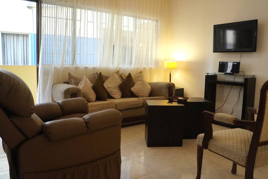 Living room, free to use at all times.