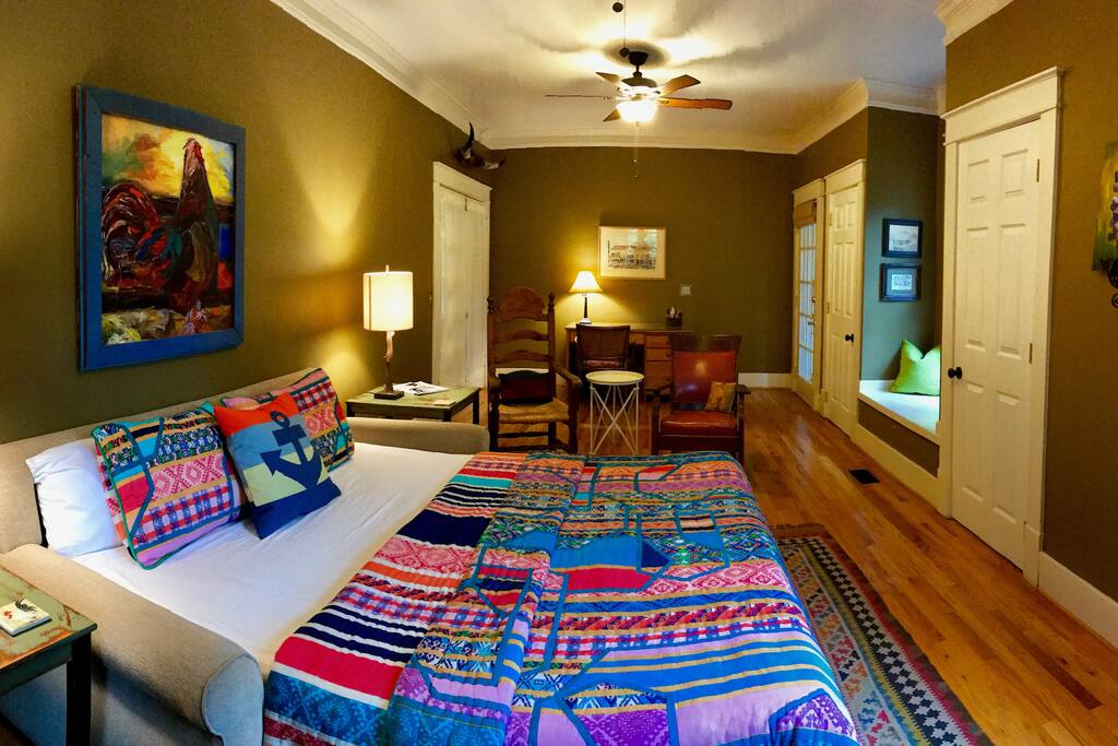 Quality linens for a comfortable night's rest; desk area available too