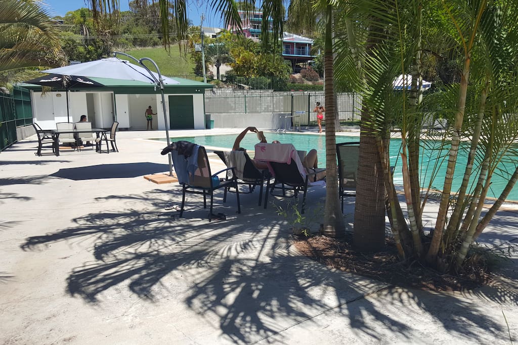 Resort pool for your use