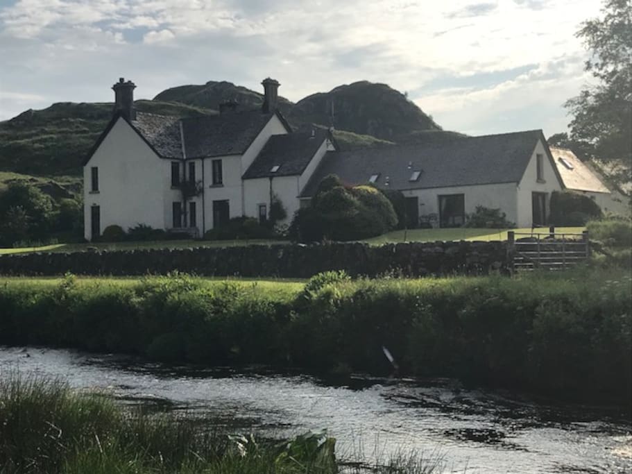 Dunadd Farm sits between the river and Dunadd Fort