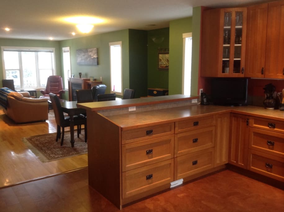 From kitchen looking toward living room.