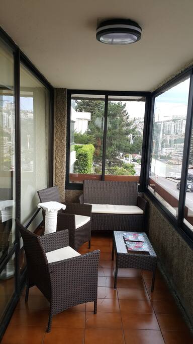 Terraza, vista al Sur