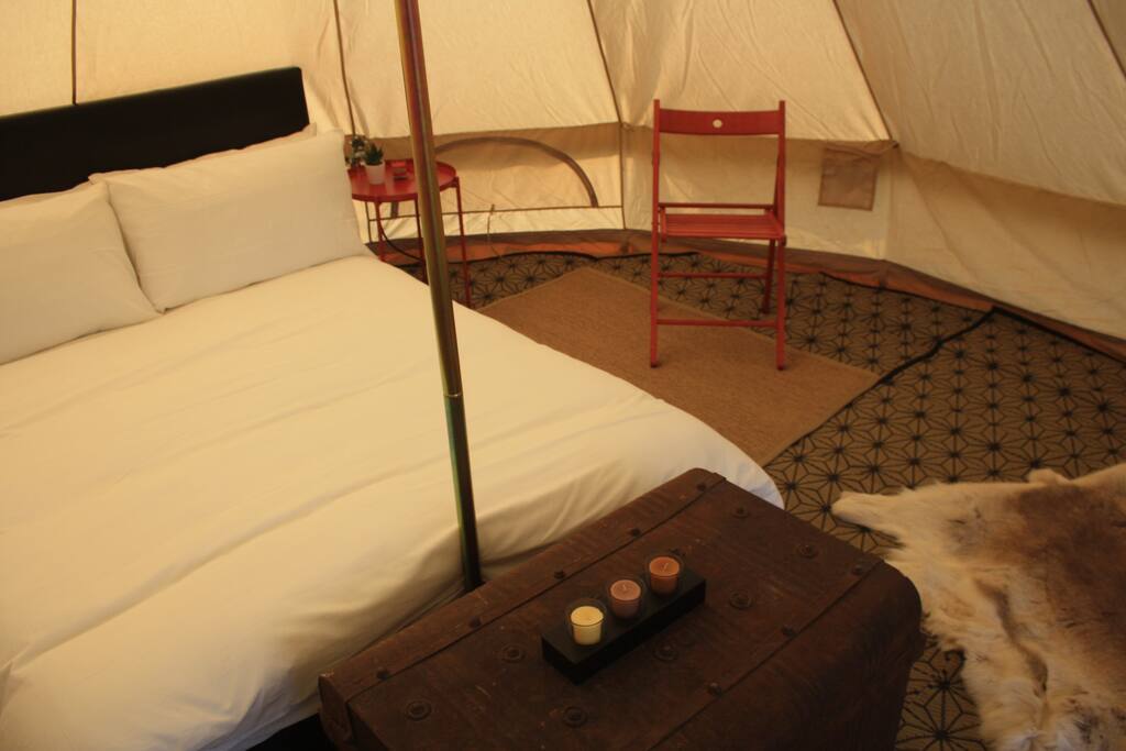 Comfy double bed