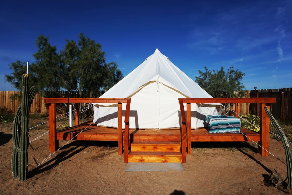 JT High Desert Hideout Luna Bell Tent Tents for Rent in Joshua Tree, California, United States