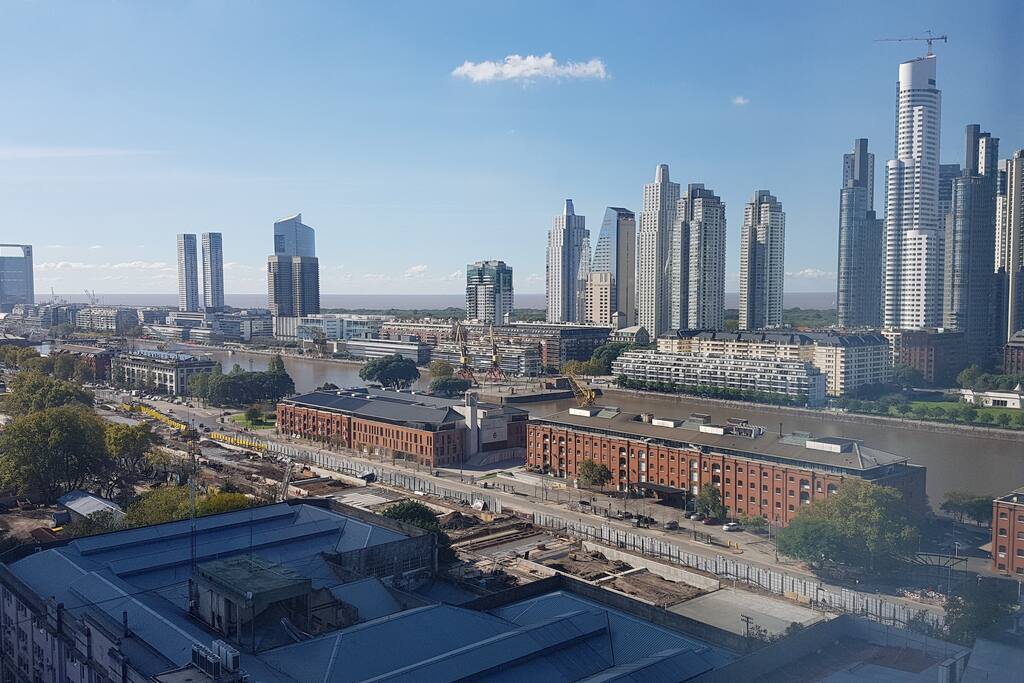 Panoramic view of Puerto Madero
