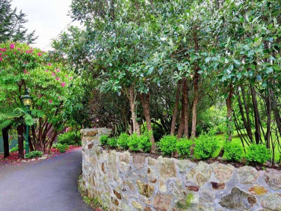 The entrance to the property
