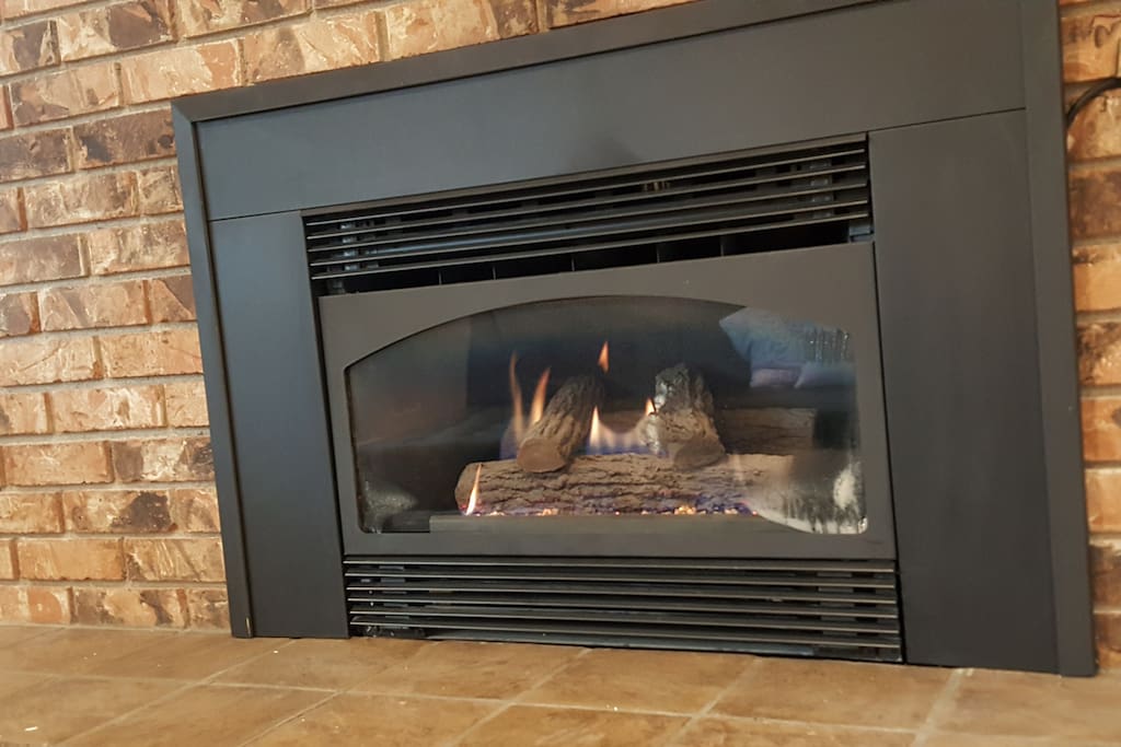 Cozy Gas Fireplace