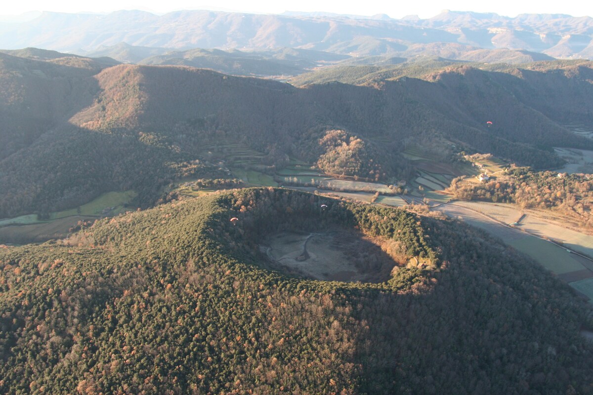 SANTA MARGARIDA VOLCANO at Can Manyol in Santa Pau
