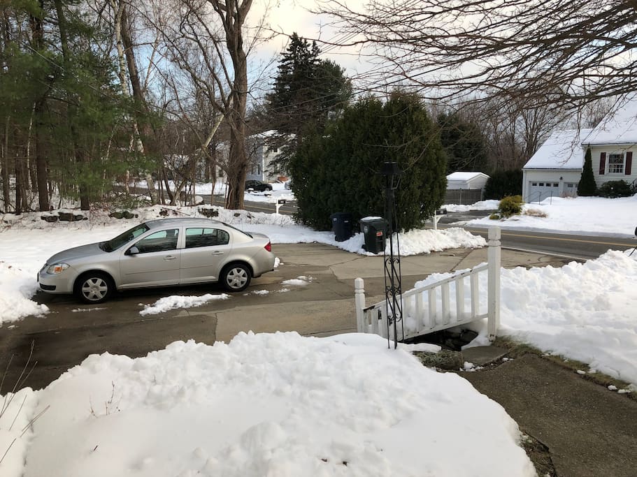 Driveway view from the Front Door