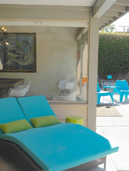 Outdoor seating area