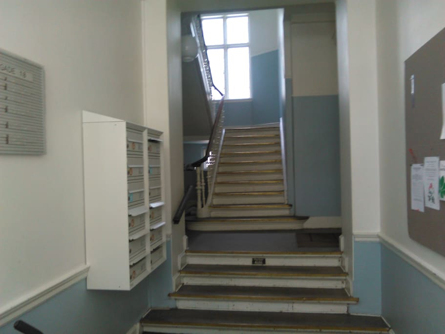 Large and clean stairway