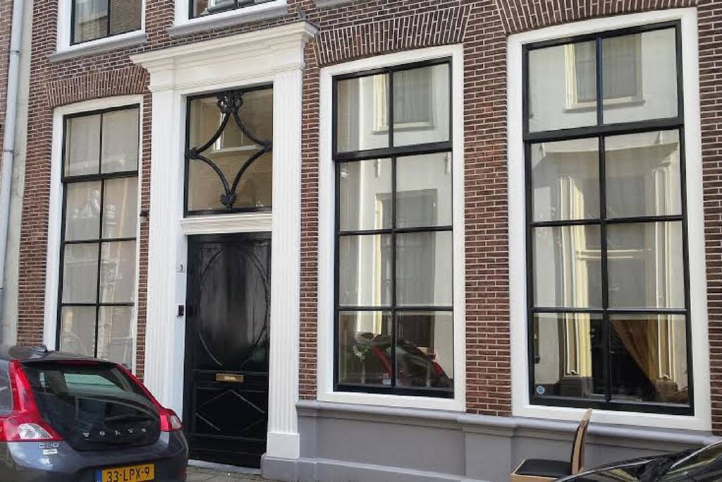 Voorzijde van het monumentale pand