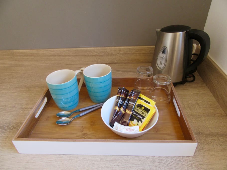 Coffee and tea area