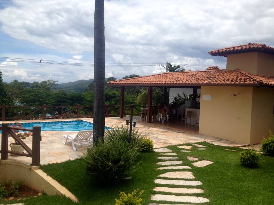 Vista área lazer