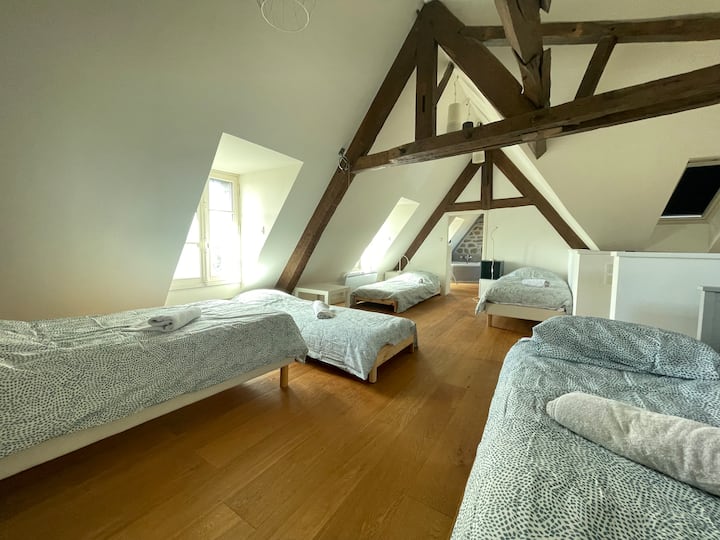 Le dortoir 
4 à 6 lits 