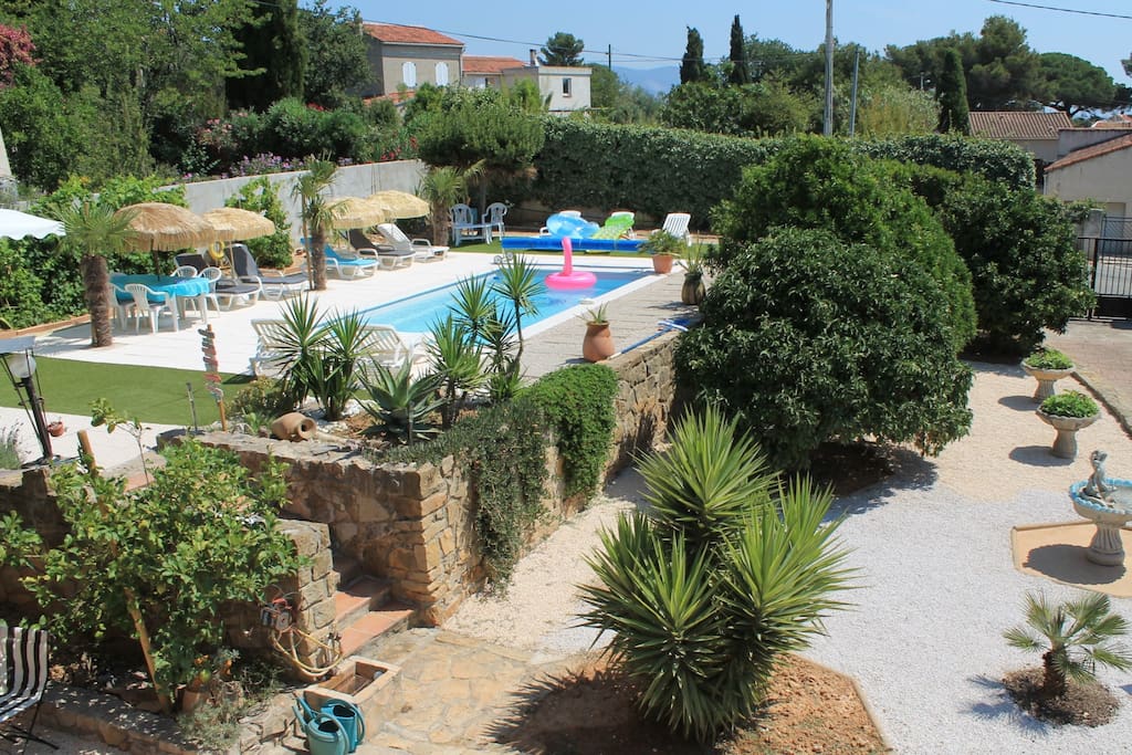 Jardin planté d'agrumes