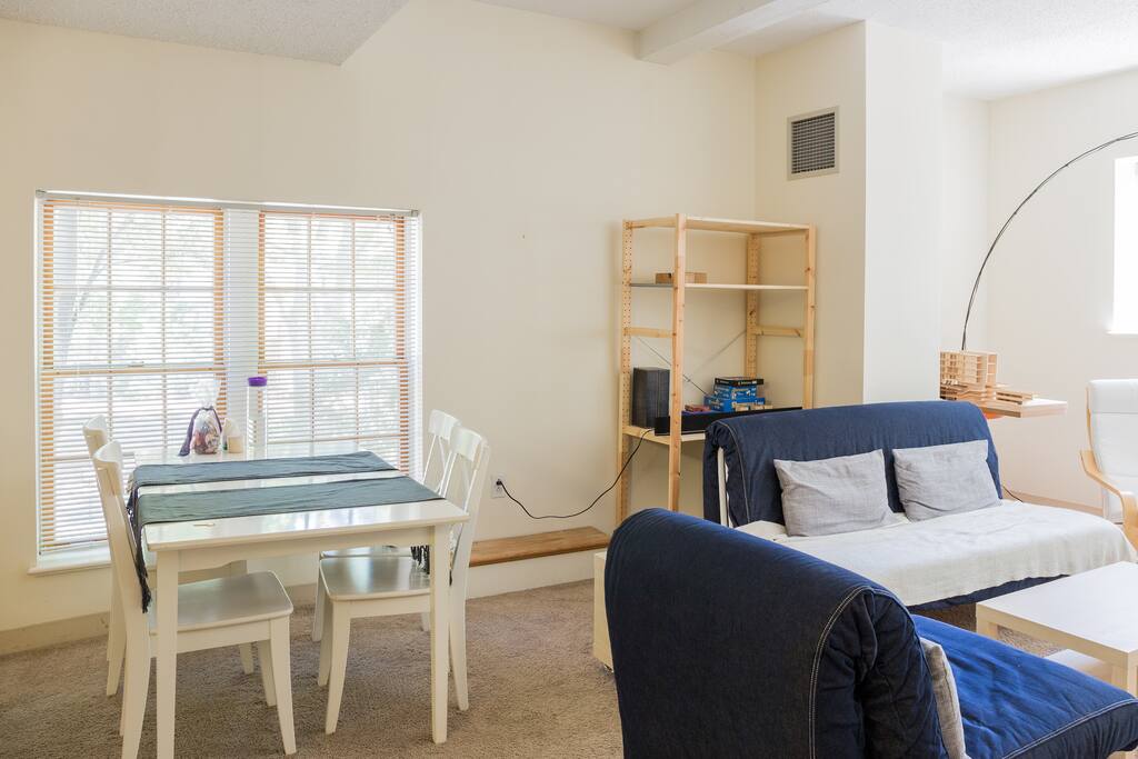 Living Room view 3 & Eating Area