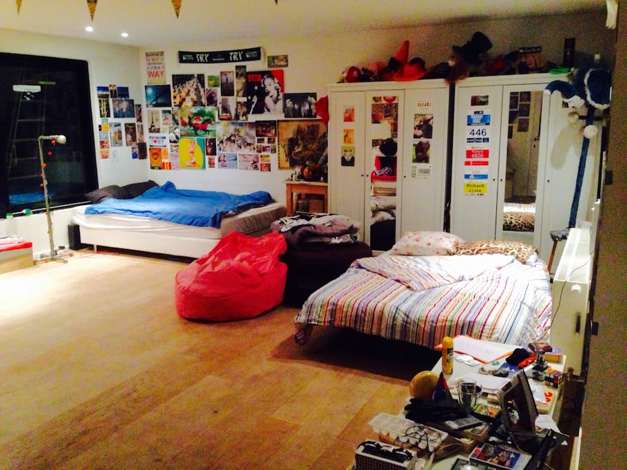 2 double beds that are extremely comfortable!