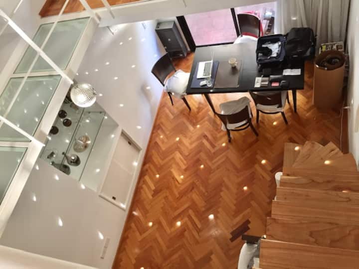 Loft duplex com 1 quarto em Palermo