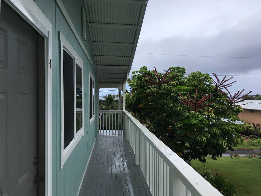 View from the side lanai.