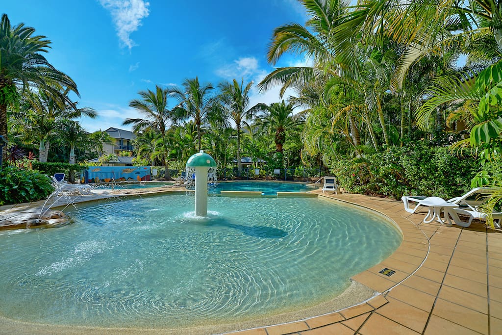 Mushroom lagoon pool