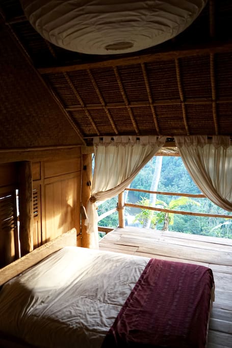 Master bedroom, semi-open-air, amazing views right from the bed!