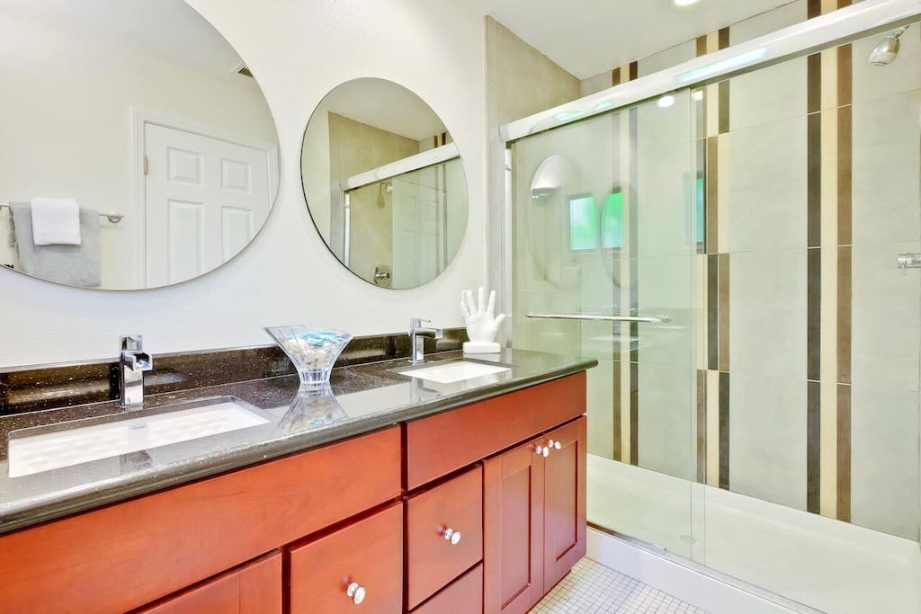 2. Master Suite with New furniture and private bathroom