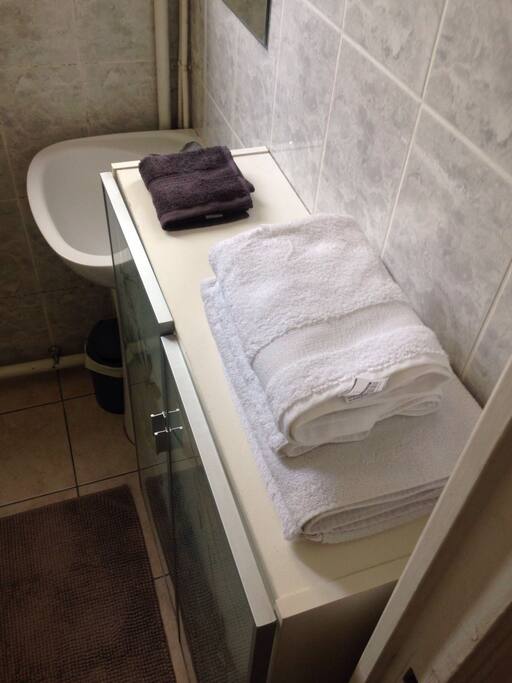 la salle de douche