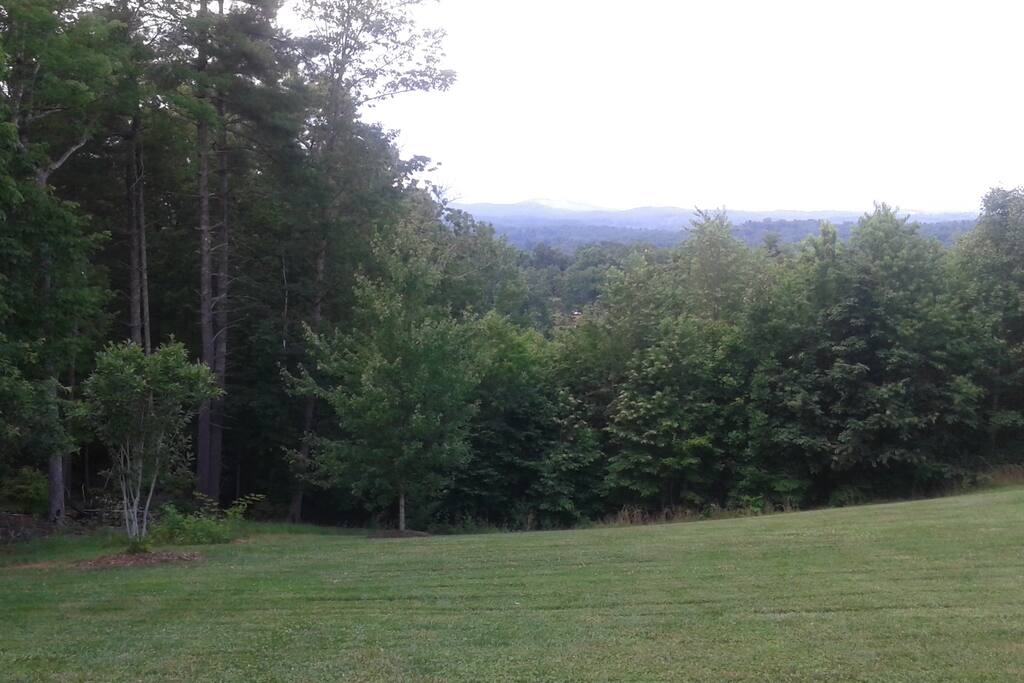 Long range mountain view from house.