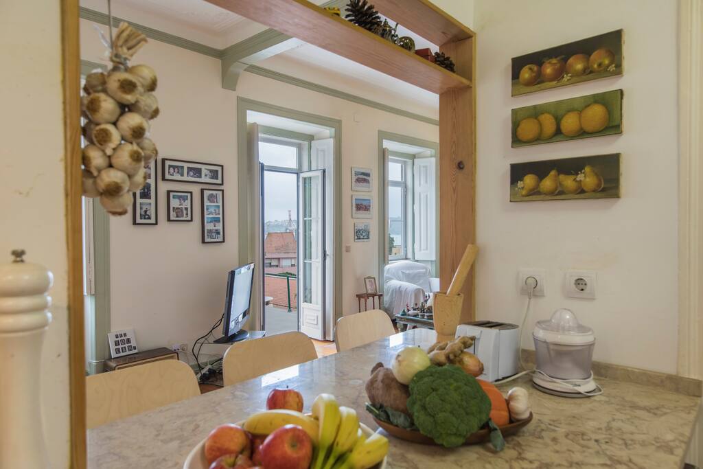 Shared Kitchen with River View