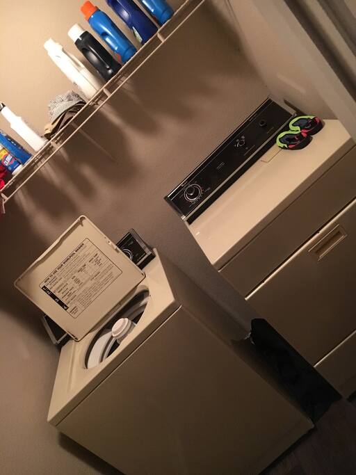 Washer and dryer for your pleasure