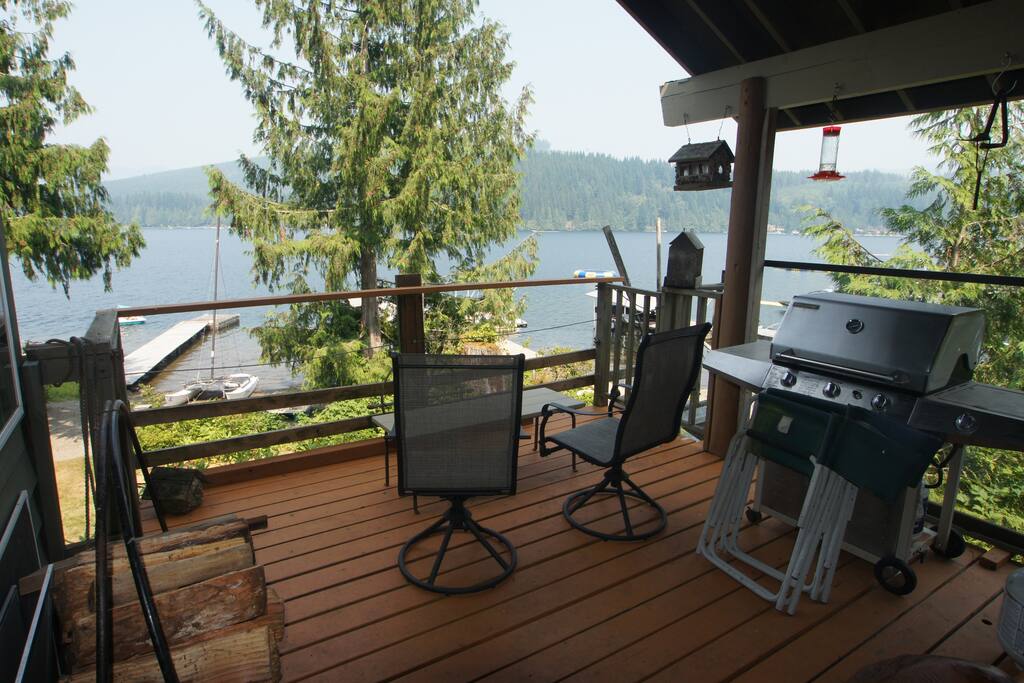 Lake view from deck