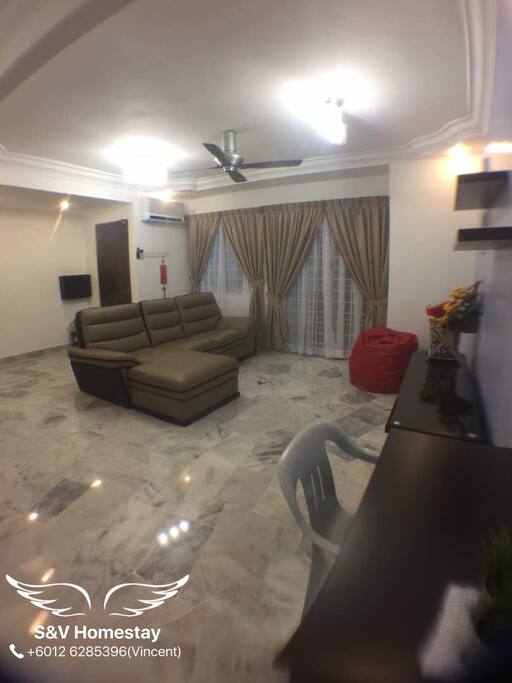 Spacious living area