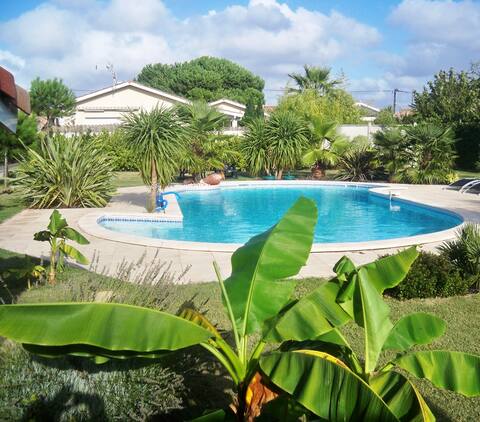 Maison 2 pièces avec piscine aux portes d'Arcachon