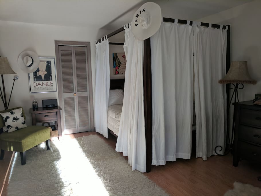 Your Paris-inspired bedroom.
