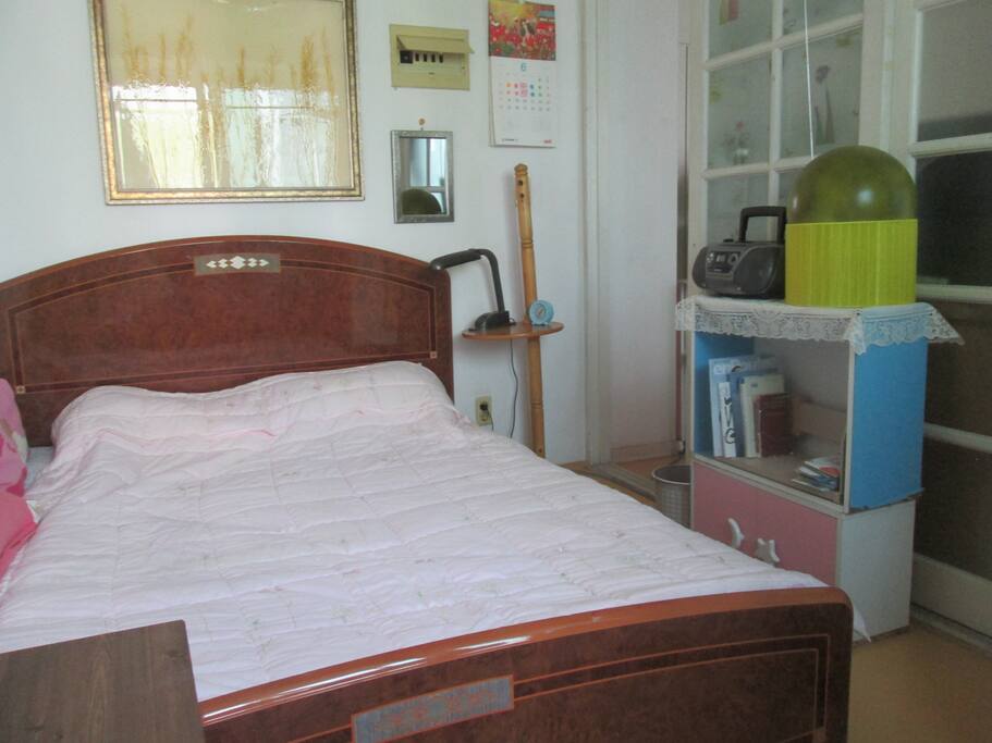 second bedroom with double bed